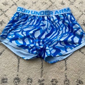 Under armor Blue swirl shorts